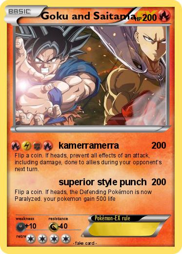 Pokemon Goku and Saitama