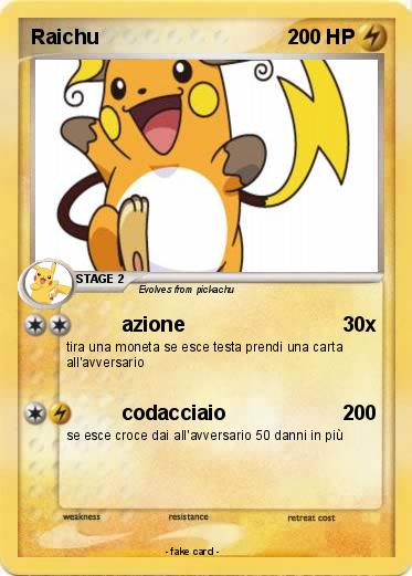 Pokemon Raichu