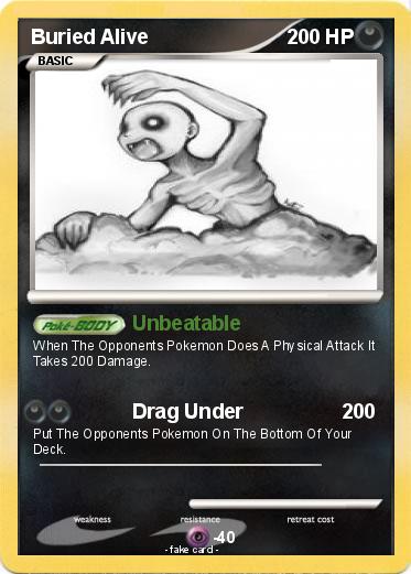 Pokemon Buried Alive