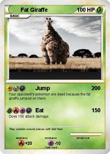 Pokemon Fat Giraffe