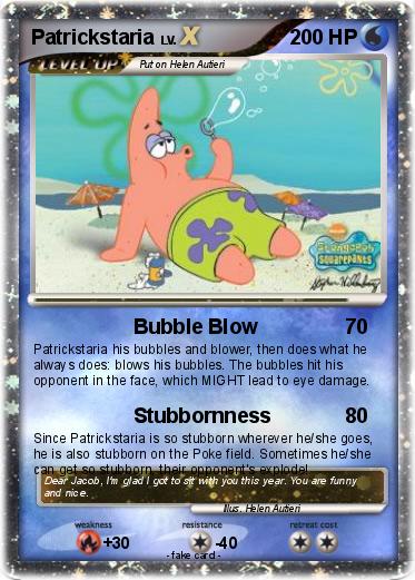 Pokemon Patrickstaria