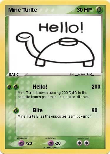 Pokemon Mine Turlte