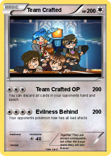Pokemon Team Crafted