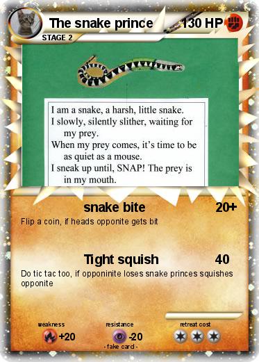 Pokemon The snake prince