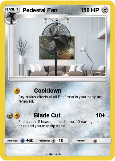 Pokemon Pedestal Fan