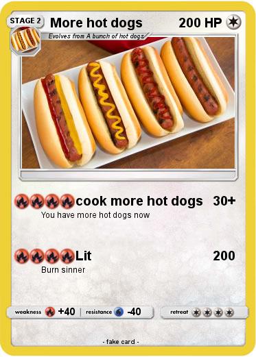 Pokemon More hot dogs