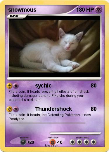 Pokemon snowmous