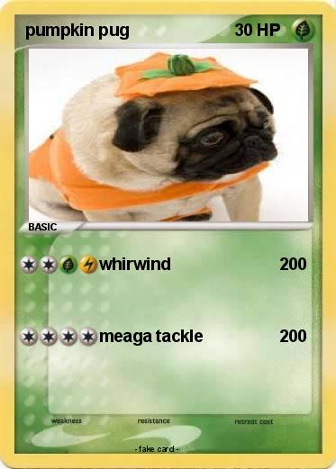 Pokemon pumpkin pug