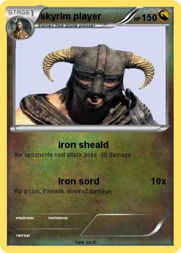 Pokemon skyrim player