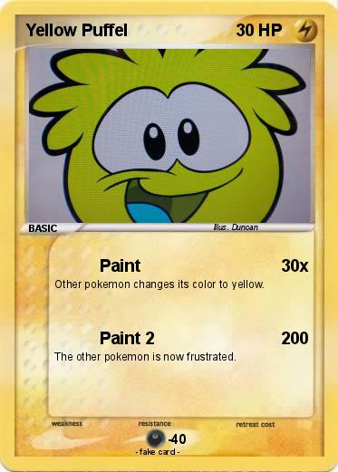 Pokemon Yellow Puffel