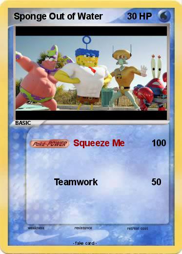 Pokemon Sponge Out of Water