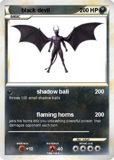 Pokemon black devil