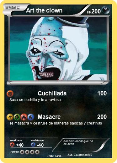 Pokemon Art the clown