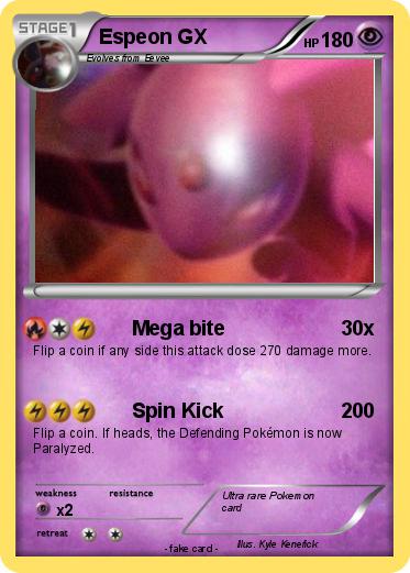 Pokemon Espeon GX