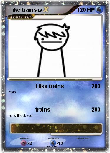 Pokemon i like trains