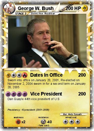 Pokemon George W. Bush