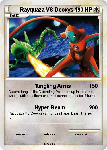 Pokemon Rayquaza VS Deoxys