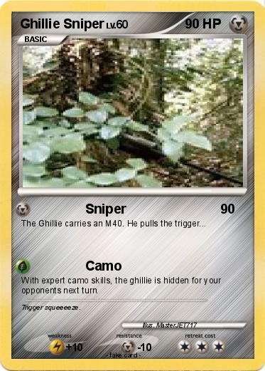 Pokemon Ghillie Sniper