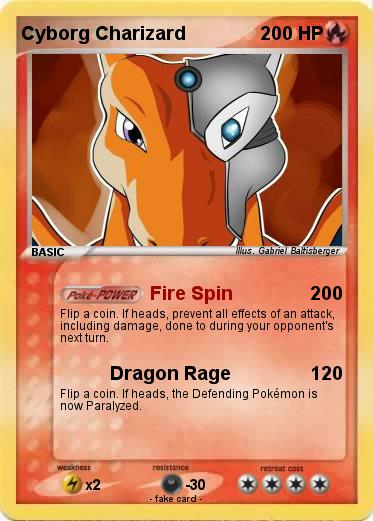 Pokemon Cyborg Charizard