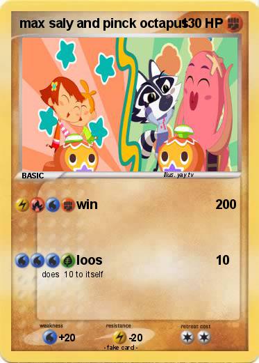 Pokemon max saly and pinck octapus