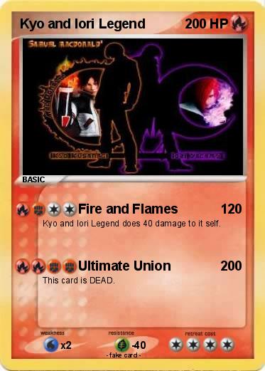 Pokemon Kyo and Iori Legend