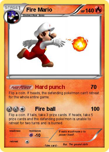Pokemon Fire Mario
