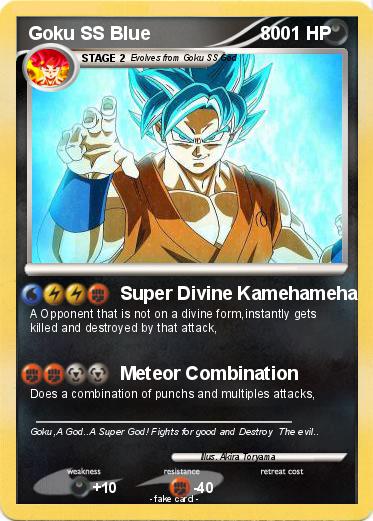 Pokemon Goku SS Blue