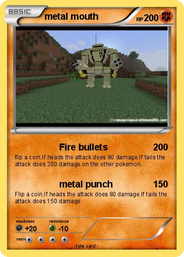 Pokemon metal mouth