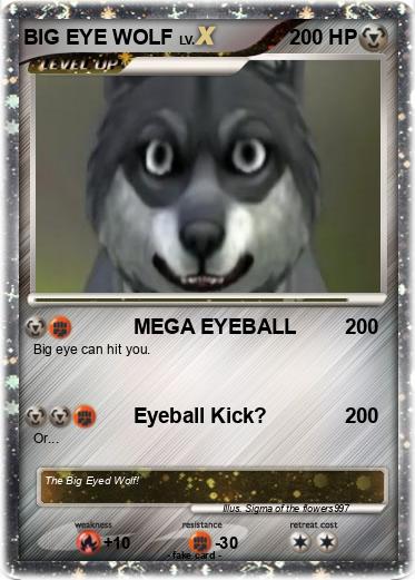 Pokemon BIG EYE WOLF