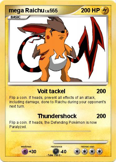 Pokemon mega Raichu
