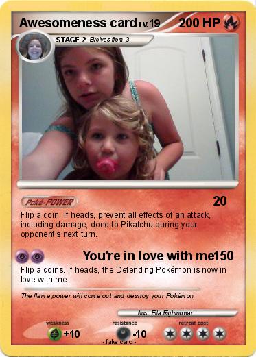 Pokemon Awesomeness card