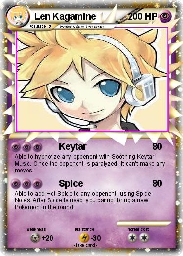 Pokemon Len Kagamine