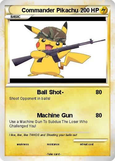 Pokemon Commander Pikachu