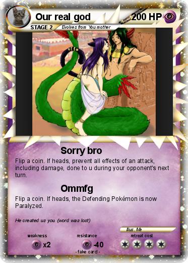 Pokemon Our real god