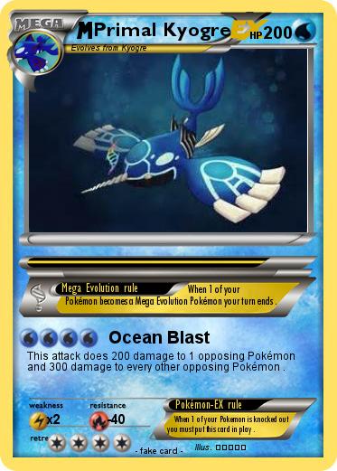 Pokemon Primal Kyogre