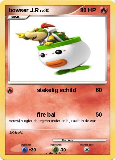 Pokemon bowser J.R