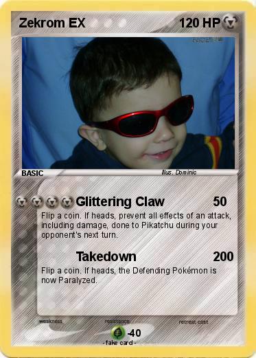 Pokemon Zekrom EX