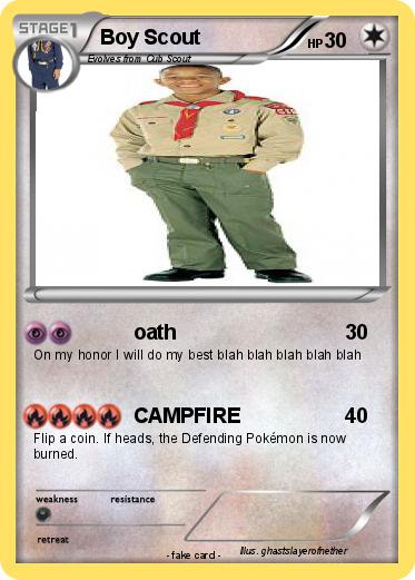 Pokemon Boy Scout