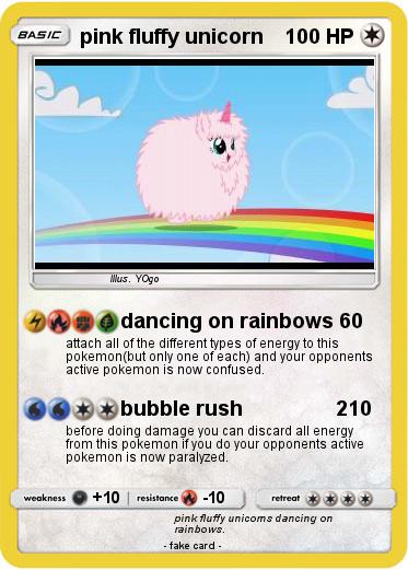 Pokemon pink fluffy unicorn