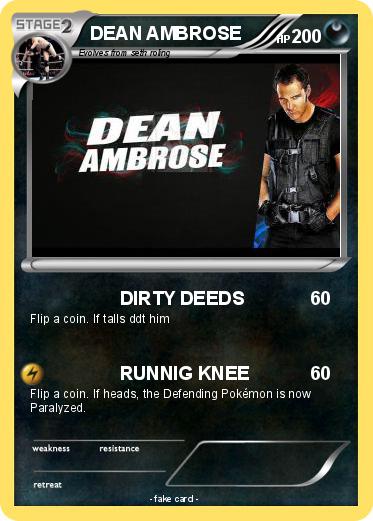 Pokemon DEAN AMBROSE