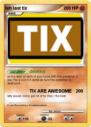 Pokemon teh last tix