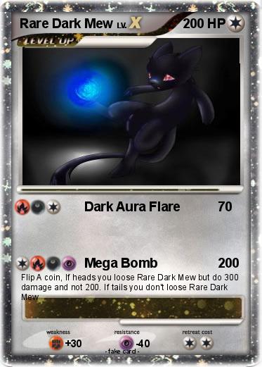 Pokemon Rare Dark Mew
