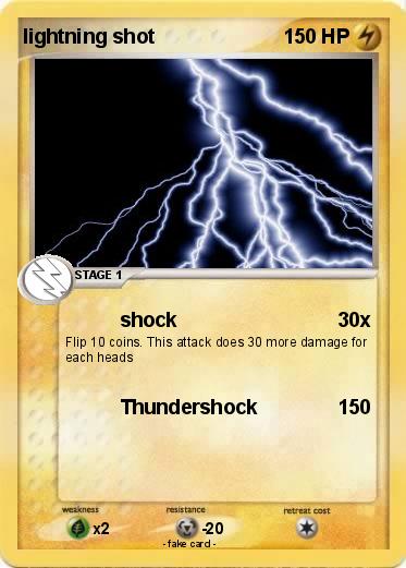 Pokemon lightning shot