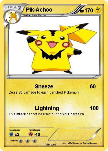 Pokemon Pik-Achoo