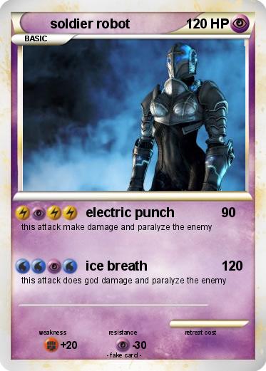 Pokemon soldier robot