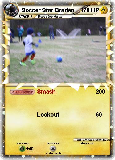 Pokemon Soccer Star Braden