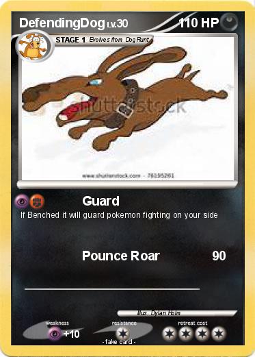 Pokemon DefendingDog
