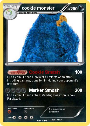 Pokemon cookie monster