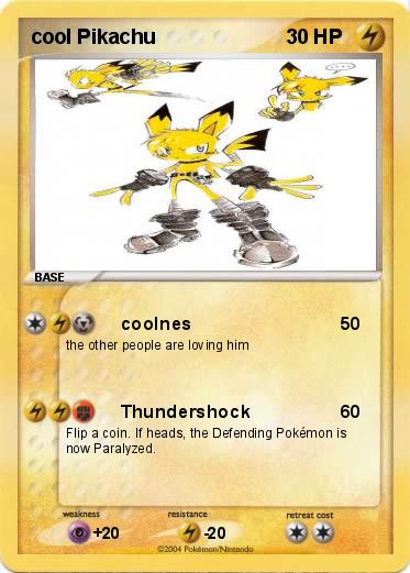 Pokemon cool Pikachu