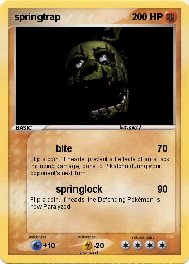 Pokemon springtrap